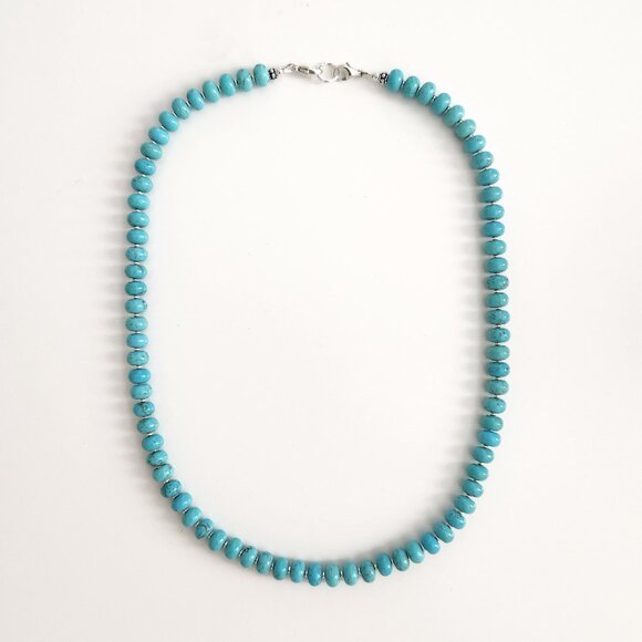 TURQUOISE NECKLACE--20" - Picture 2 of 2